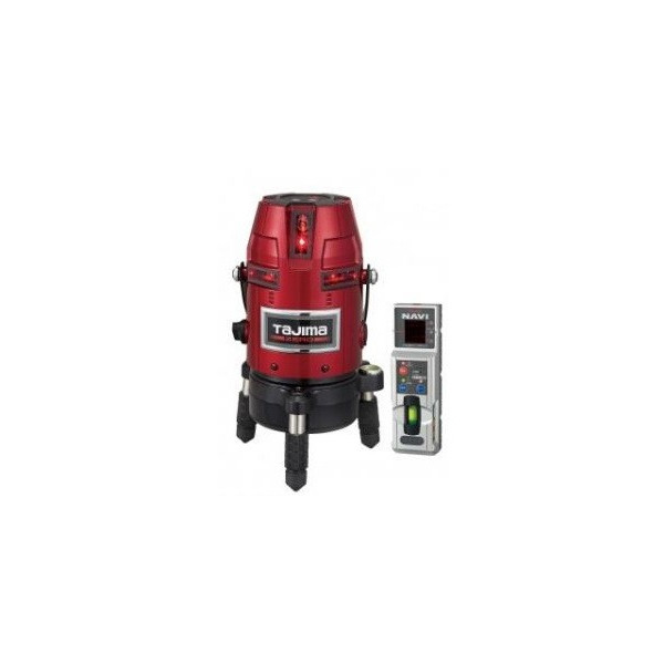 タジマ 可視性光半導体素子レーザ 墨出器 ZERON-KJC 本体＋受光器  NAVI 役立つこと 矩十字・横全周レーザ 056 TJMひな形 尖んがりUP継続期間中！！ 049209