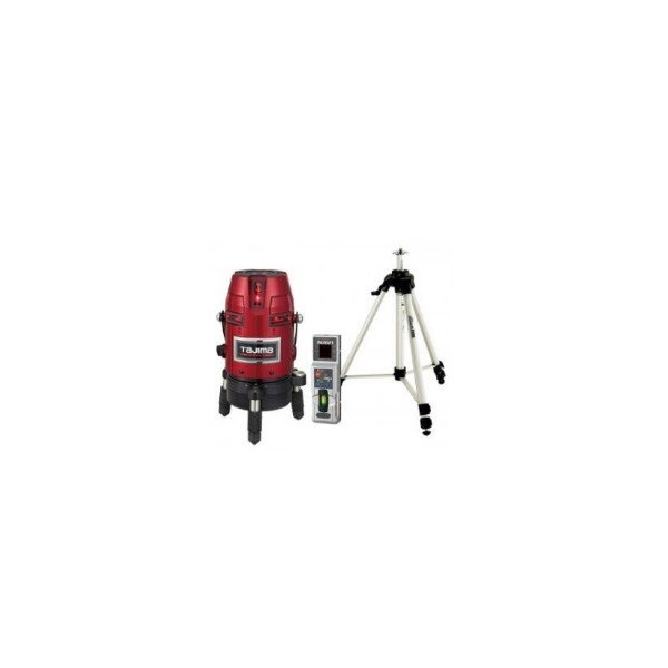 タジマ 可視性光半導体素子レーザ 墨出器 ZERON-KJCSET 本体＋受光器＋三脚架  NAVI 役立つこと 矩十字・横全周レーザ 057 TJMひな形 尖んがりUP継続期間中！！ 049193