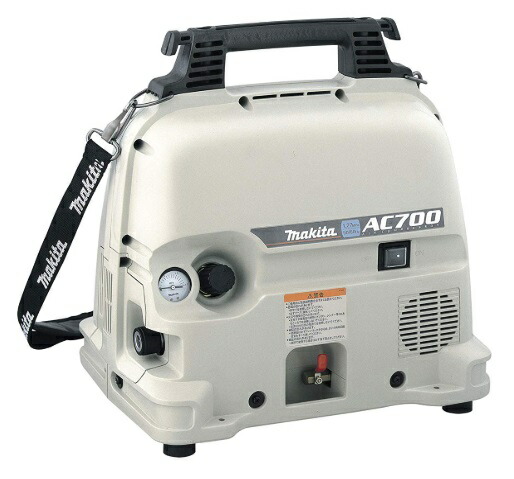 楽天市場】(マキタ) エアコンプレッサ AC462XLH 青 50/60Hz共用 タンク 