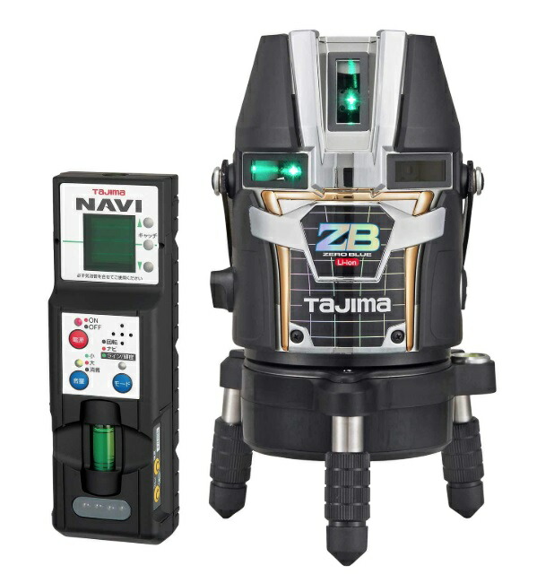 タジマ レーザー墨出器 ZEROBLN-KJY 受光器付 NAVI ZERO BLUE リチウム-KJY 本体製品重量約1490g KJY 矩十字・横 009 TJMデザイン ポイントUP期間中!! 141798