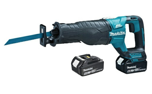 (マキタ) 充電式レシプロソー JR187DRGX バッテリBL1860Bx2本+充電器+ケース付 18V対応 makita｜カナジン 店