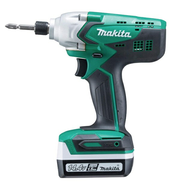 安心の定価販売】 LEDライト ライトバッテリ専用 ケース付 バッテリBL1415G マキタ M695DS makita 14.4V対応 m  最大締付トルク130N 充電式インパクトドライバ 充電器DC18SG DIY・工具