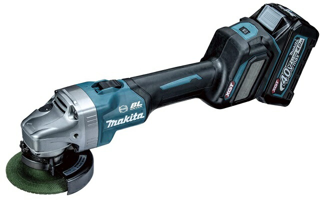 マキタ 充電式ディスクグラインダ スライドスイッチ GA017GRMX バッテリBL4040x2本+充電器DC40RA+ケース付 外径100mm 回転数3000～8500min-1 40Vmax対応 makita 特