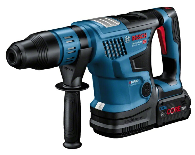 (ボッシュ) SDS-max コードレスハンマードリル BITURBO GBH18V-36C バッテリx2個+申し受ける器+容れもの付 労働者階級用 18V相応う BOSCH
