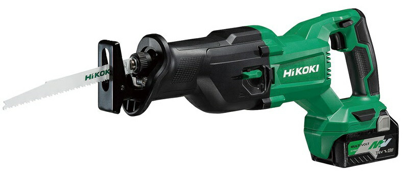 HiKOKI 18V コードレスセーバソー CR18DB(XP) マルチボルト(BSL36A18) 急速充電器 ケース付 18V対応 ハイコーキ 日立