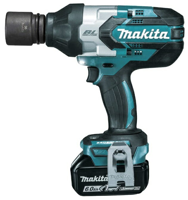 (マキタ) 申し受ける式差しひびき鍵 TW1001DRGX バッテリBL1860Bx2本+申し受ける器DC18RC+入れもの付 18V相応う makita