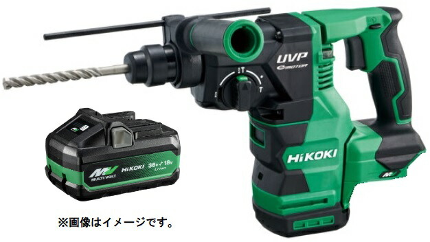 (HiKOKI) コードレスロータリハンマドリル DH3628DA(2WPZ) バッテリ(BSL36B18X)x2+急速充電器+ケース付 36V対応 ハイコーキ 日立｜カナジン 店