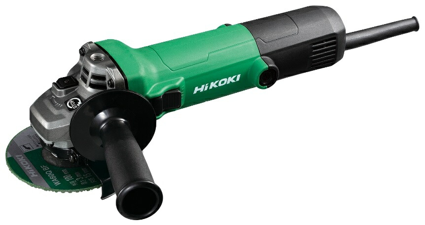 (HiKOKI) 陰電子ディスクグラインダ G10B4 100V 側面手持ち部分付 打ちきり付 剃刀砥径100粍 ハイコーキ 日立