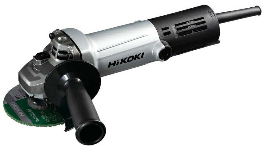 (HiKOKI) 陰電子ディスクグラインダ G10SLA 100V 片方手持ち部分付 剃刀砥径100粍 軽銀上半身 低速高トルク ハイコーキ 日立