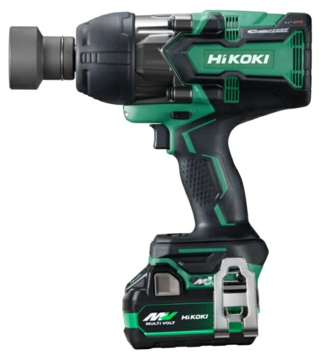(HiKOKI) コードレスインパクトレンチ WR36DA(2XPZ) 蓄電池(BSL36A18X)x2個+申し受ける器(UC18YDL2)+入れもの付 36V相応う ハイコーキ 日立