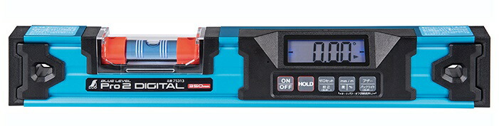 シンワ ブルーレベルPro2 デジタル350mm 防塵防水 品番75313 水平器 高精度 BLUE LEVEL 。