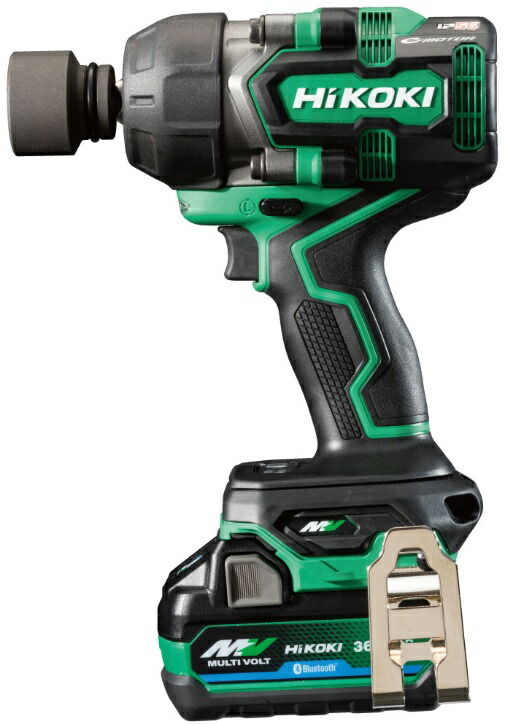 (HiKOKI) コードレスインパクトレンチ WR36DE(2XPSZ) バッテリ(BSL36A18BX)x2個+手っとり早い申し受ける器+入れもの付 36V相応う 日立 ハイコーキ
