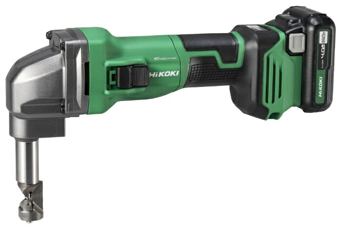 HiKOKI コードレスニブラ CN12DA(LS) バッテリ(BSL1240M)+急速充電器(UC12SL)+システムケース2付 10.8V対応 日立 ハイコーキ