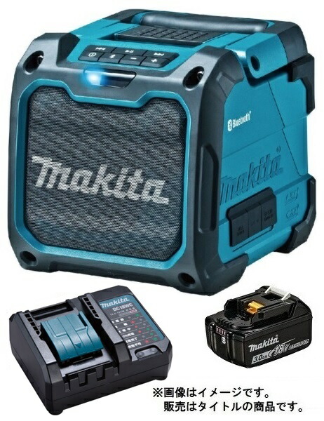 楽天市場】マキタ 充電式スピーカ MR203(青)+バッテリBL1860B+充電器