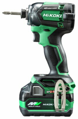 HiKOKI コードレスインパクトドライバ WH18DC(2XPZ) アグレッシブグリーン バッテリ(BSL36A18X)x2個+急速充電器+ケース付 18V対応 ハイコーキ 日立