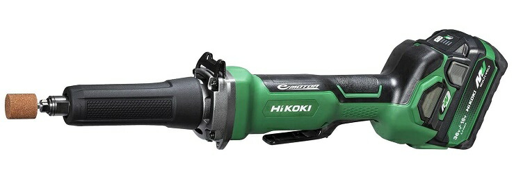 HiKOKI コードレスハンドグラインダ GP36DB(XPZ) パドルスイッチ バッテリ(BSL36A18X)+急速充電器(UC18YDL2)+ケース付 日立 ハイコーキ