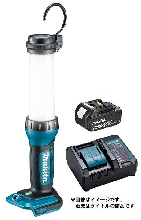マキタ 充電式LEDワークライト ML807+バッテリBL1860B+充電器DC18WC付 LEDライト 14.4V/18V対応 makita オリジナルセット品
