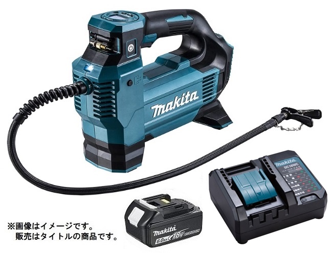 マキタ 充電式空気入れMP180DRG 各種バルブ・バッテリ充電器・ケース付 Amazon | マキタ 充電式空気入れ18V 米英仏バルブ&ボール浮き輪