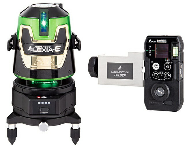 シンワ 69743 レーザーロボ LEXIA-E 51AR 緑であること自動小銃追掛ける回転させる台受光器書き割り 。