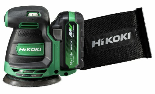 HiKOKI コードレスランダムサンダ SV1813DA(XPZ) マルチボルト蓄電池(BSL36A18X)+急速充電器(UC18YDL2)付 18V対応 日立 ハイコーキ