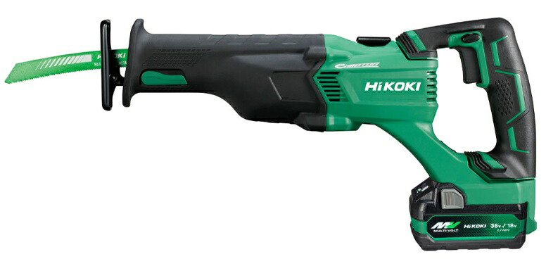 (HiKOKI) CR18DBL(LXPKZ) コードレスセーバソー バッテリ(BSL36A18X)+手っとり早い申し受ける器(UC18YDL2)+容れもの付 18V相応う ハイコーキ 日立