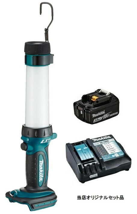 Makita - 猫　充電式LEDワークライト　14.4V/18V　ML807　バッテリ付 マキタ マキタ[makita] 14.4V/18V 充電式LEDワークライト ML807