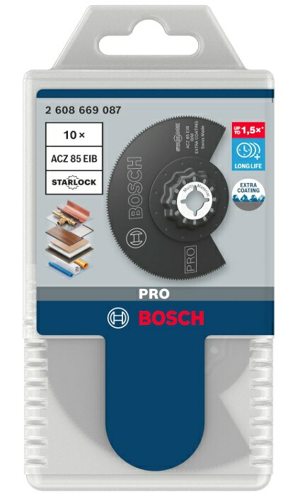 ボッシュ ACZ85EIB/10 PRO マルチツールブレード 10枚入 2608669087 木材＆金属用 スターロック STARLOCK BOSCH 小型便 在庫