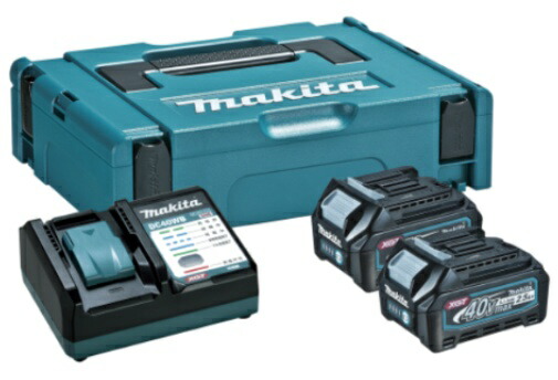(マキタ) A-78178 パワーソースキット XGT14 バッテリBL4025x2本+急速充電器DC40WB+マックパックタイプ1付 40Vmax対応 makita