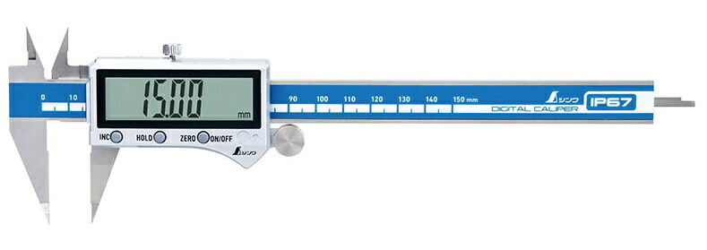 シンワ 19839 デジタルノギス 尖んがり価値付ける150粍 防塵雨合羽 。