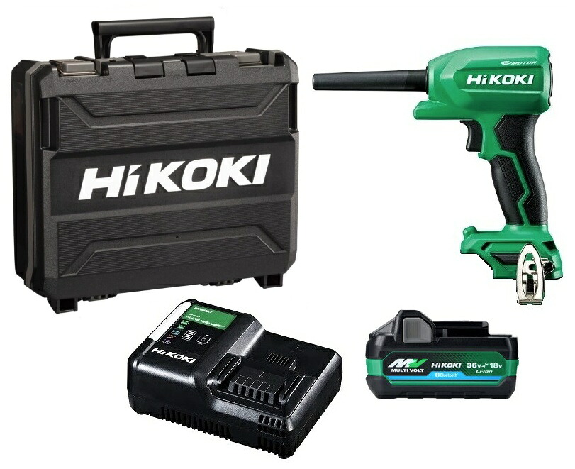 アマゾン出品中 HiKOKI コードレスエアダスタ RA18DA(XPSZ) バッテリBSL36A18BX+充電器UC18YDL2+ケース 18V対応 日立 ハイコーキ オリジナルセット品 在庫 24,572円