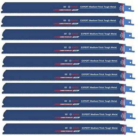 (ボッシュ) S1255HHC/10 EXPERT セーバーソーブレード 10枚 2608902327 金属元素中厚物用 レシプロソー BOSCH New