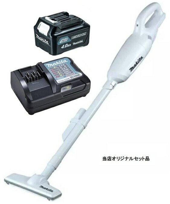 マキタ 申し受ける式クリーナ CL106FDZW+バッテリBL1040B+申し受ける器DC10幼児用便器付 10.8V相応う makita 目あたらしい仕掛ける品 店卸し資産