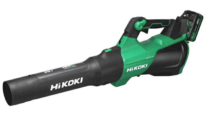HiKOKI RB36DC(2WPZ) コードレスブロワ バッテリ(BSL36B18X)x2個+申し受ける器(UC18YDL2)付 36V相応う ハイコーキ 日立 店卸し資産