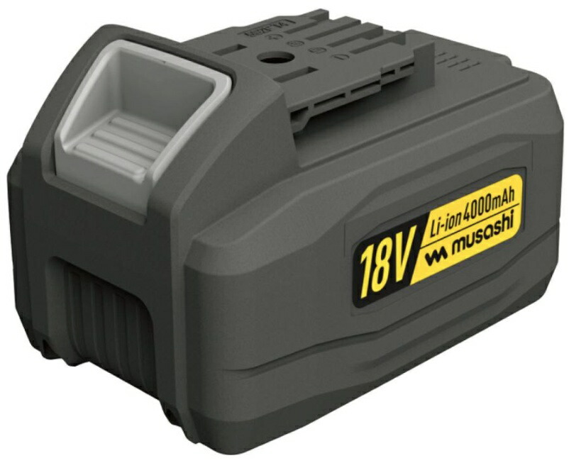 ムサシ LiB-25 Li-ion18Vバッテリー 4000mAh リチウムイオン電池 LIB-25 musashi '