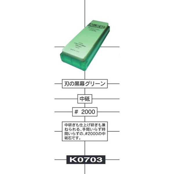 【楽天市場】 プロ仕様 シャプトン SHAPTN 刃の黒幕 セラミック砥石 K0710 メロン #8000 : カナジン 楽天市場店