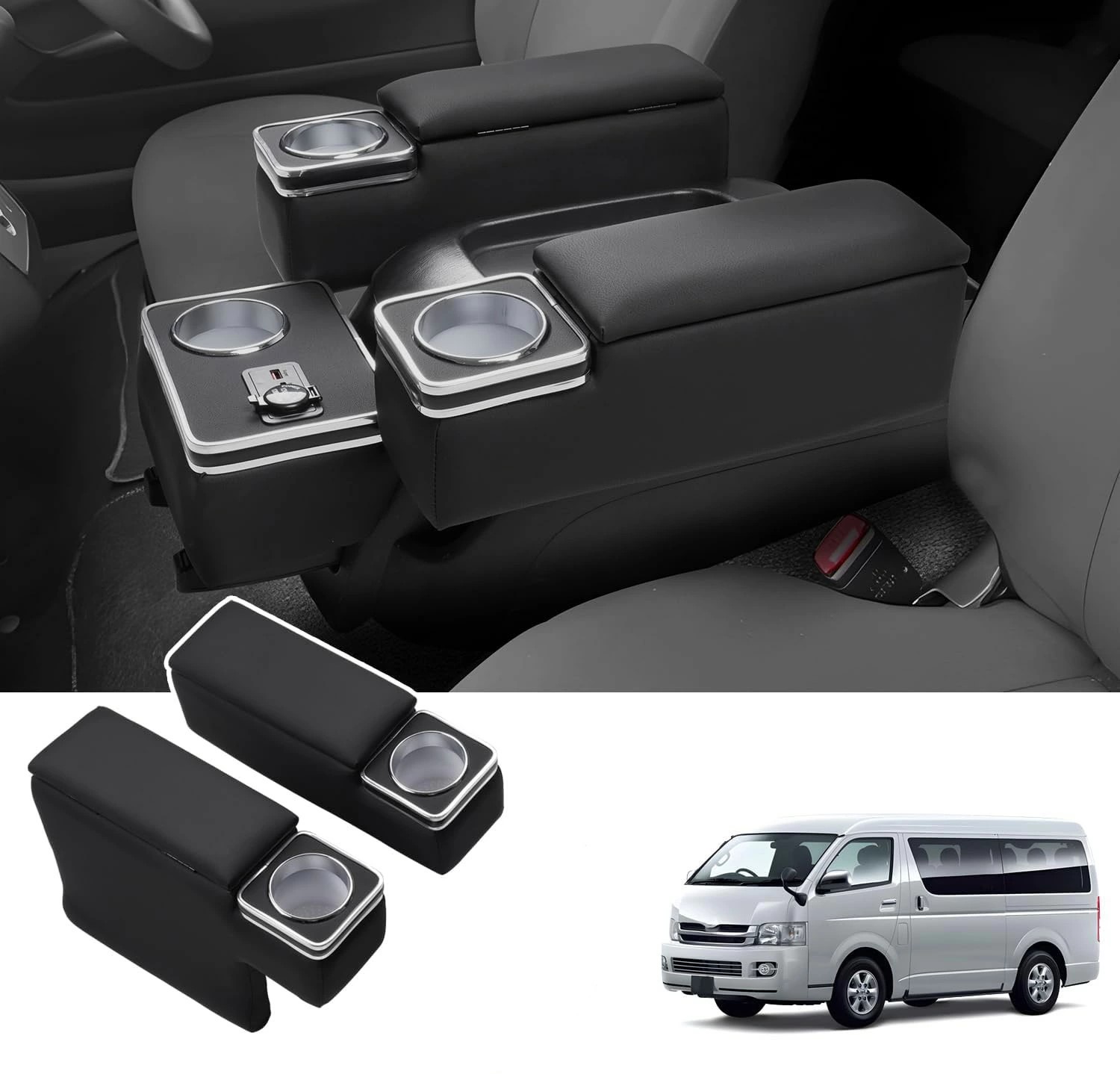 楽天市場】200系 ハイエース アームレスト トヨタ ビルトイン 肘掛 肘