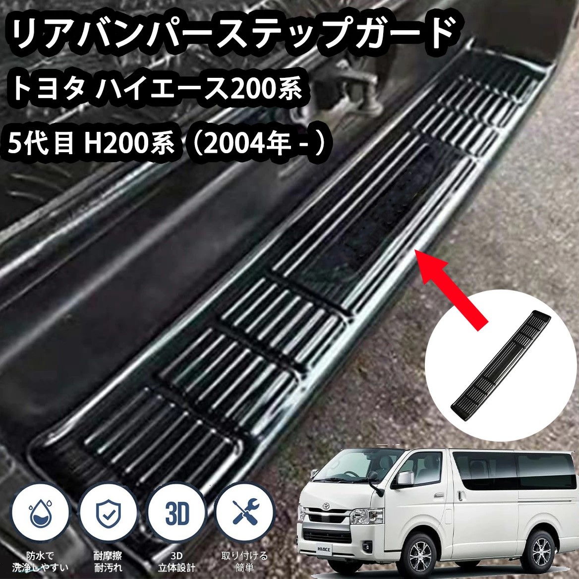 楽天市場】リアステップガード ステンレス ワイドワゴン専用 【バン