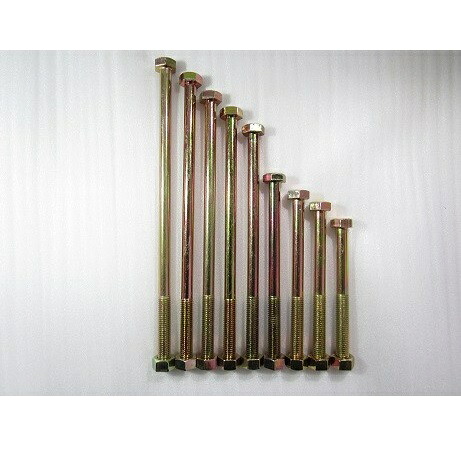 Ｚ認定 六角ボルト（片引ボルト） Ｍ１２×２１０mm １００本