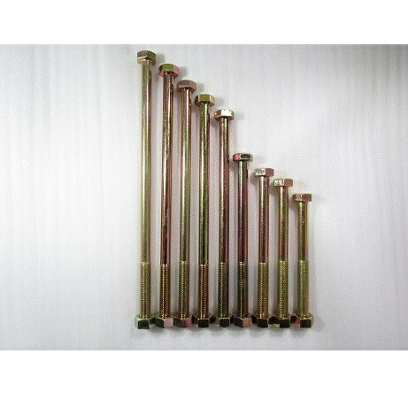 Ｚ認定 六角ボルト（片引ボルト） Ｍ１２×２２５mm １００本