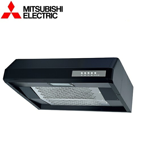 三菱電機　V-37KCP6-L-BK　レンジフードファン 浅形 高静圧 丸排気タイプ　〇