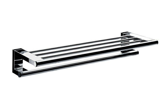 CERA　EC3568R　システム 02 タオルラック 650mm クロム バー付 セラトレーディング ⇒〇