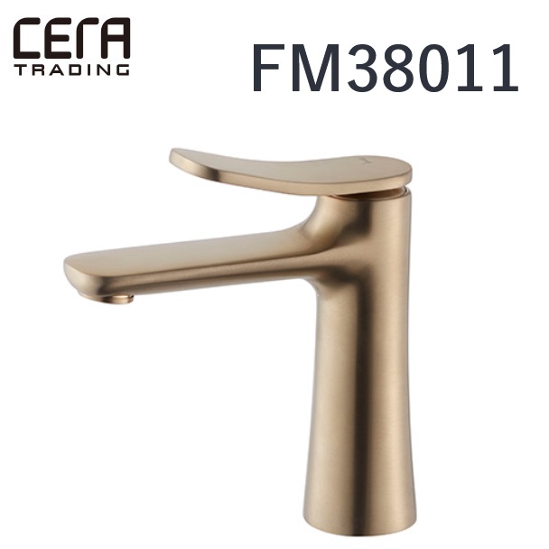 CERA　FM38011-HS　FIMA/フィーマ 湯水混合栓(引棒なし)【ブラッシュドシャンパンゴールド】 セラトレーディング &rArr;〇｜住設建材カナモンジャー