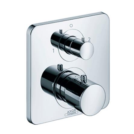 CERA　HG34725Y　 Axor Citterio M アクサーチッテリオM サーモスタット式埋込形湯水混合栓カバー部 【クロム】 セラトレーディング ⇒〇