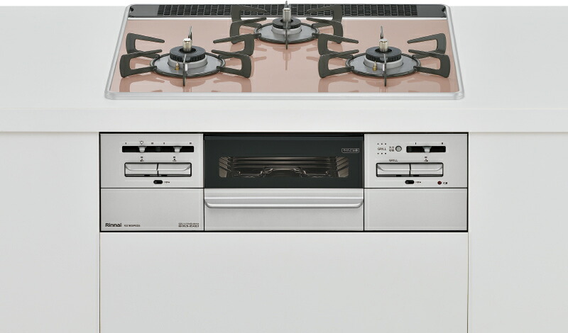 RS31W35P43DGAVW　リンナイ Mytone（マイトーン）ビルトインコンロ パールクリスタル 標準幅60cmタイプ 強火力（左・右） 〇