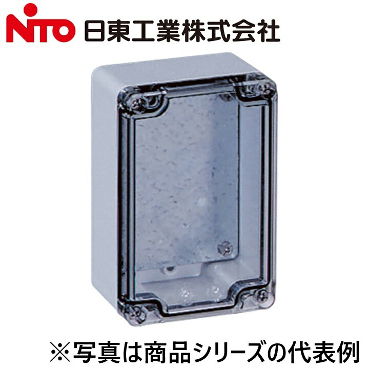 Nito/日東工業 PBE7-1220 ポリカボックス Ψ