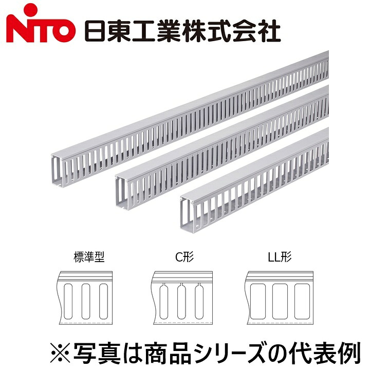 Nito/日東工業 BP52-76 配線ダクト【標準型】盤用パーツ Ψ|住設建材カナモンジャー