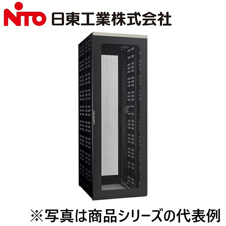 Nito/日東工業　FSST110-622EN　システムラック サーバ収納耐震タイプ【ヨコ600 x タテ2200 x フカサ1117】【ペールホワイト】　&rArr;Ψ[G]｜住設建材カナモンジャー