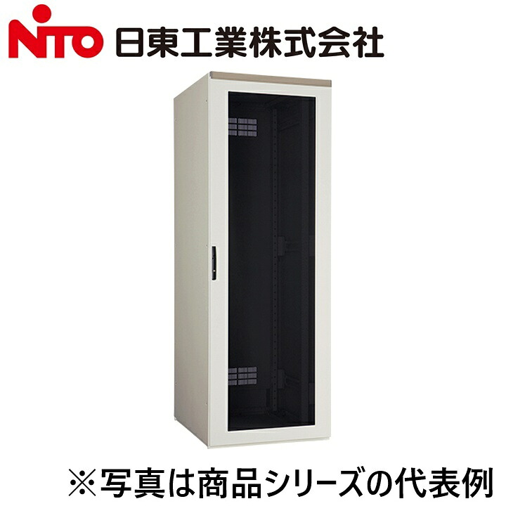 Nito/日東工業　FST60-718EN　システムラック 耐震タイプ ドア付【ヨコ700 x タテ1800 x フカサ600】【ペールホワイト】　&rArr;Ψ[G]｜住設建材カナモンジャー