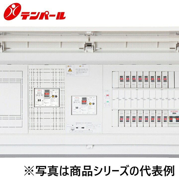 テンパール工業　MALG35082T2FC2[MALG-T2FC2 50A 8+2]　住宅用分電盤 パールテクト【ENE・FARM 家庭用燃料電池システム＋太陽光(1次送り)】【扉付】　Ψ｜住設建材カナモンジャー