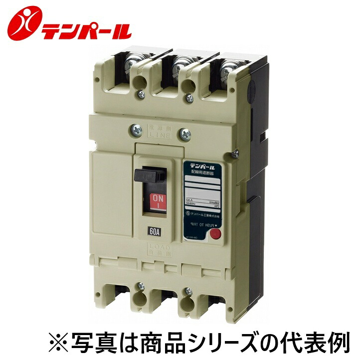 テンパール工業　B63FKC30F[B-63FKC 30A]　配線用遮断器【高遮断容量・三相4線式回路用】【埋込型】　Ψ